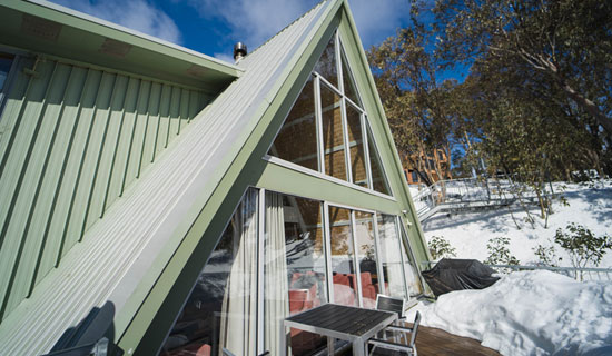 ripparoo lodge is in a prime position at Falls Creek